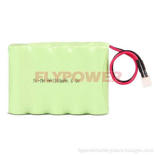 Ni-MH Battery 6V AA1500mAh Rechargeable Battery Pack (5S of FH-AA1300)